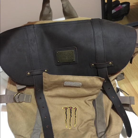 monster energy java backpack